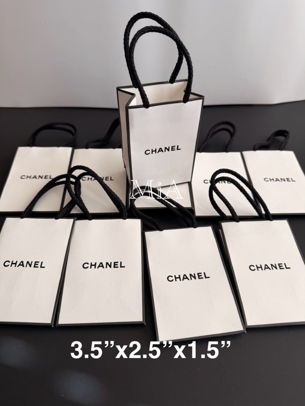 10 x CHANEL Gift Bag Extra Small Size (3.5”x 2.5” x1.5”)